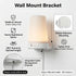 Generic 2 Wall Mount Bracket Compatible with Hatch Rest Gen Noise Machine, Secure Nursery Shelf Stand with Cable