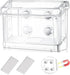 Jetec 1 Pcs Magnetic Outdoor Business Card Holder, Acrylic Vehicle Clear Business Card