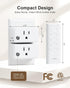 200FT 15A/1875W (5 2 Remote Control Outlet, Long Range Wireless Light Switch, Mini Remote Outlet Plug, High-Power