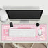 Pink Game Strawberry Milk Gaming Mouse Pad XL, Large Extended Mousepad Desk Pad, Long Nonslip Rubber Mice Mats,