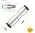 Yoebor 1/4" OD Check Valve - Push to Connect One Way Inline Pneumatic Valves, Pack of 2