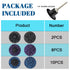 21PCS Set, 2 Inch 1/4" Quick Change Easy Strip Discs Sanding Discs with Disc Pad Holder for Die Grinder Surface Strip