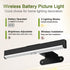 Faeohsy 2PACK 3 Timer&Dimmable Wireless Picture Light for Wall LED Battery Operated Wall Light with Remote Art Display