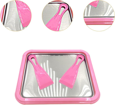 SiaBiced Fried Yogurt Machine Cream Maker for Soft Serve Sorbets Gelato