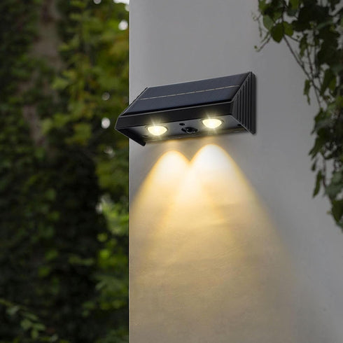 Lights,IP54 Topyond Solar Wall Light Outdoor,Cordless Solar Fence Waterproof Automatic LED Solar Powered Wall Sconces
