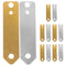 12pcs Copper and Zinc Electrode Strip Set for Fruit Battery Scientific Experiments,