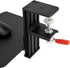 Metal Desk Mount Pad for Computer Mouse, 10.63" x 8.66" Ergonomic Tray, Fits up to 4 Inch Desktops, Black