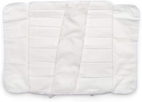 Dickies Small Paint Brush Organizer Roll, 16 Brush Pockets, Durable Canvas, 13.5 in. x 12.75 in., White