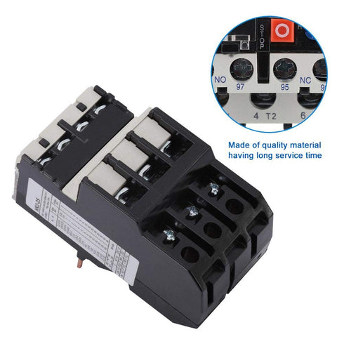 NR2-25 Professional Thermal Overload Relay, Electric Thermal Relay with Adjustable Motor (9-13A)