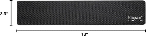 HyperX Wrist Rest - Full Sized - Cooling Gel - Memory Foam - Anti-Slip - Ergonomic - Keyboard Accessory, Black