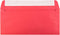 JAM PAPER #10 Business Colored Recycled Envelopes, Peel and Seal Closure, Red, 100/Pack