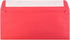 JAM PAPER #10 Business Colored Recycled Envelopes, Peel and Seal Closure, Red, 100/Pack