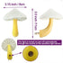 UTLK [3 Pack (7-Color) Plug-in LED Mushroom Night Light Lamp with Dusk to Dawn Sensor,Plug in Bed Cute Nightlight lamp