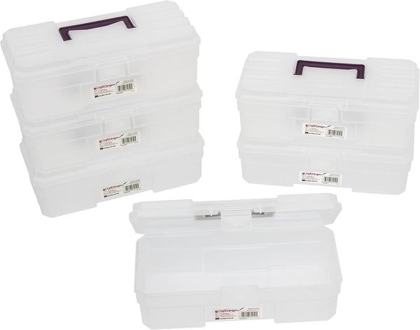 Akro-Mils 12-Inch ProBox Plastic Art Supply, Hobby or Craft Storage Toolbox, Model