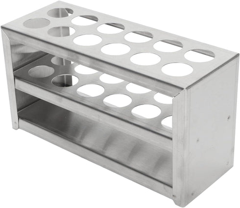 Tube Rack, 0.75in 12 Holes 3 Tiers Stainless Steel Test Tube Holder for Classroom, Lab School Scientific Experiments
