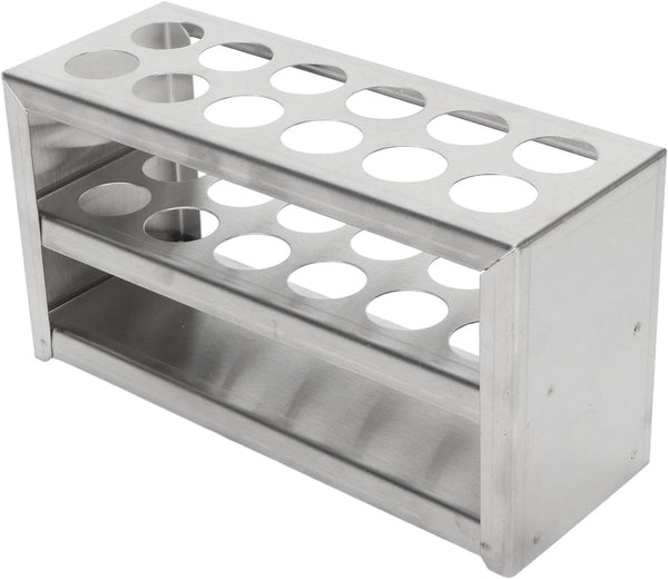 Tube Rack, 0.75in 12 Holes 3 Tiers Stainless Steel Test Tube Holder for Classroom, Lab School Scientific Experiments