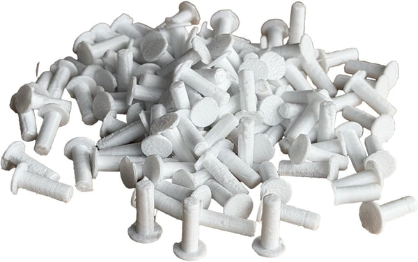 Generic 120 PCS White Caps Compatible with IKEA Billy Bookcase, Bookcase Hole Covers,