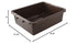 Commercial FG335192BRN 7 1/8 Rubbermaid Products Food Service Bus/Utility Tote Box, gal, Brown