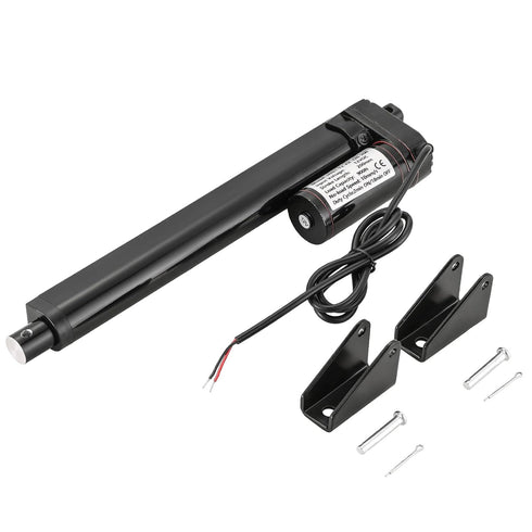 MAOPINER 8" DC12V Stroke Linear Actuator with Mounting Bracket, 900N Maximum Lift for Home Automation (1, 8inch/200mm)