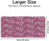 Generic 35. 4" 16. 5" Retro Cute Hearts Desk Mat Multifunctional Mouse Pad Long, Waterproof Dual Sided Desk Mat