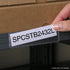 StoreSMART Peel & Stick Shelf Tag/Label Holders, 1" x 4", 25-Pack, Open Long Side