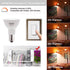 KAKEMONO E17 LED Spotlight Bulb Dimmable 40W Halogen Replacement E17 Intermediate Base Type 5W R14 Reflector Light Bulb for Desk Reading Cabinet Lamp, Warm White 2700K, 2 Pack by KAKEMONO