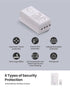 Programmable, 1300ft Zoiinet Wireless Lights Switch Kit, Buckle Design & Removable, Muti Way Switch, No WiFi Needed