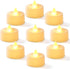 Homemory 100-Pack Flameless LED Tea Lights Candles Battery Operated, 200+Hour Fake Electric