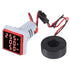 3 in 1 Digital Ammeter Voltmeter, 60-500V 0-100A, 22mm Square Screen with Transformer, LED Display