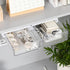 OSPNIEEK Self-adhesive Under Desk Drawer Organizer - 2 Pack Large Storage Mounted Desktop Pencil Holder Tray