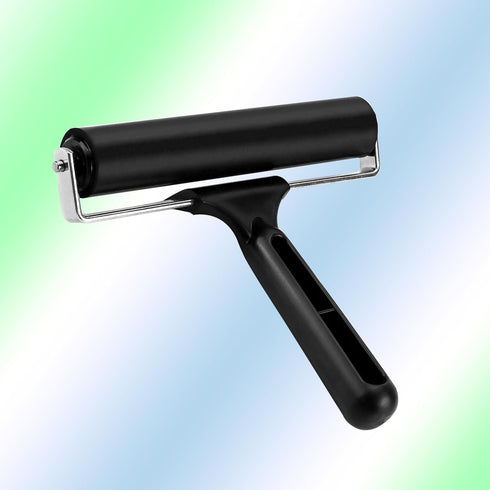 5.9in Rubber Roller, Tape Roller for Print, Wallpapers, Silicone Seam Tool for PVC/TPO/EPDM Roofing Tape