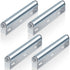 Therwen 4 Sets 1.5'' Diameter Conveyor Rollers with Roller Stands, 10'' Galvanized Steel Long Roller and Bracket
