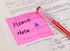 ONLYKXY 4 Pack Transparent Sticky Notes, 7.6x7.6CM, 200 Sheets Waterproof PET Markers Sticky Notes Pad