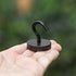 Neosmuk Black Magnetic Hooks,120lb Heavy Duty Earth Magnets with Hook for Refrigerator, Extra Strong Cruise Hook for Hanging, Magnetic Hanger for Cabins, Grill(10 Pack)