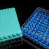 Cryogenic Storage Box, Polycarbonate Freezer Boxes, Blue/81 Place for 1.5-2.0 mL Cryotubes