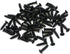 1" 1" 30 Antrader x Black Right Angle Brackets L Shaped Corner Brace Stainless Steel Shelf Brackets Fastener for Wood