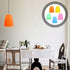 4.52X3.93X3.93 Inch ARTIBETTER Flat Head Plastic Lampshade for Table Lamp Hanging Lamp Wall Decorative Shade Cover