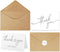 LUCYSALISA Thank You Cards with Envelopes, 100 Pack bulk White Thank You Cards