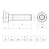 uxcell M6 x 75mm Male Thread Hexagon Socket Head Cap Screws | Bolts 4 Pcs
