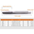 5 Pcs Metric Spiral Point Thread Tap Set - M3 M4 M5 M6 M8 Nitriding Coated Machine Screw Drill Tap Bits