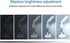 Dimming ZJchao Desk Lamp, LED Desk Lamps with Fans Pen Holder Four Headed Touch Control Stepless Foldable Table Study