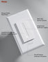 Dimmer Dimmer 2.4GHz Bulbs, 3 Pack AIDA Smart Light Switch, Single Pole Switch Works with Alexa and Google Assistant