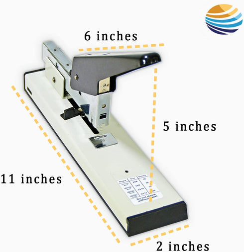 Heavy Duty Easy Grip Stapler with Ergonomic Handle, High Capacity, Perfect for Classroom Office Upholstery, 1000 Staple