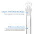 PATIKIL 10ml Volumetric Flask, 2Pcs 3.3 Borosilicate Glass Graduated Flask with Glass Stopper for Lab Experiment