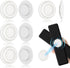 UMUST 4Pcs Magnetic Remote Control Holder, Upgrades Silicone Wall Mount Self-Adhesive Remote Control