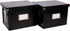 Snap-N-Store File Storage Box & Organizer - 2 Pack Portable File Boxes with Lids for Documents, 13.25 x 10.75 x 9.875
