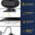 3 IP65 APONUO Solar Wall Lights Outdoor with Lighting Modes & Motion Sensor, Waterproof, Rustic Vintage Gooseneck Solar