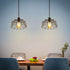 KOSTA 14.4 Inch, E26, Bulb 2-Pack Industrial Pendant Lights, Black Hanging Ceiling Lights with Metal Cage for Kitchen