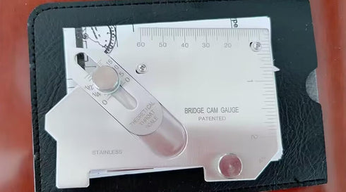 RIVERWELD Bridge Cam Gage Test, Ulnar Welding Inspection Gauge for Checking Weld Throat Size