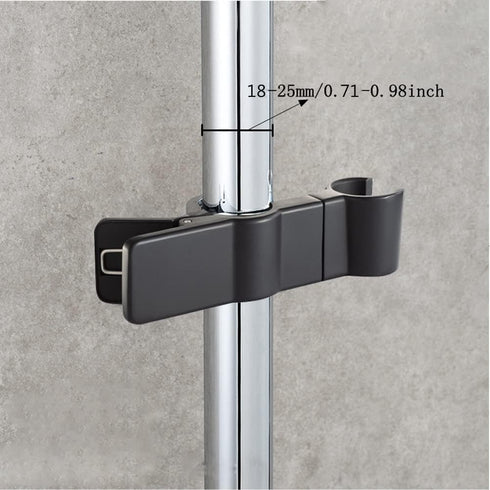 Fox Baby 18-25MM Adjustable Shower Head Holder for Slide Bar,Universal O.D, Rail Head Bracket Holder for Slide Bar